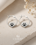 Argollas Huellita· Plata 925