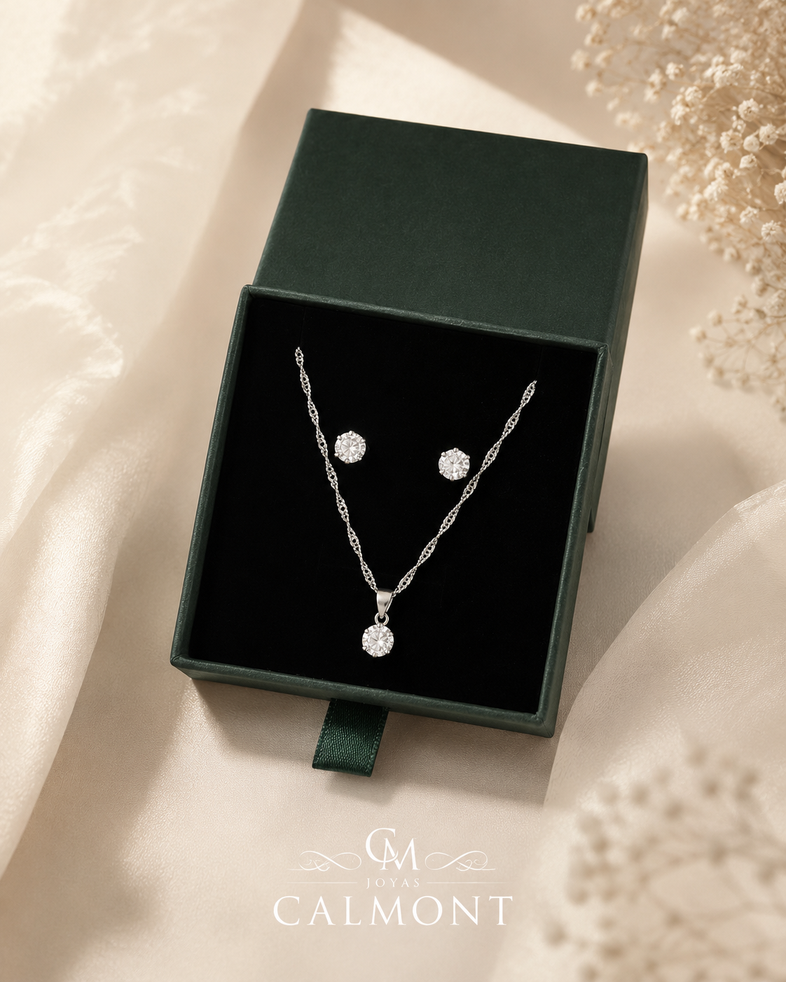 Conjunto Aurora Punto de Luz · Plata 925
