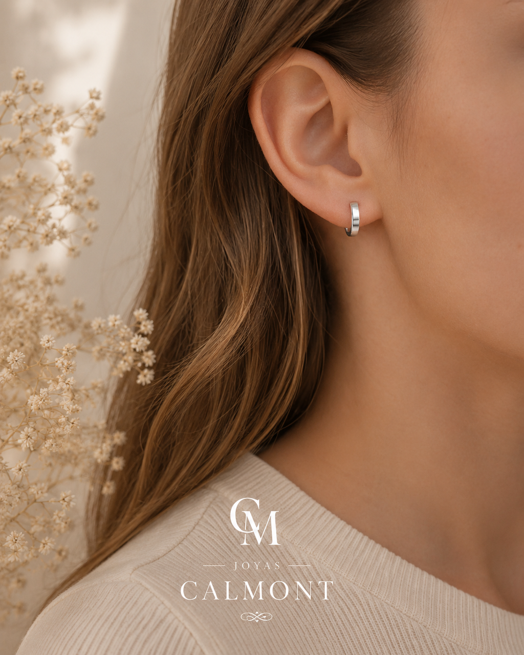 Semi Argollas Roma · Plata 925