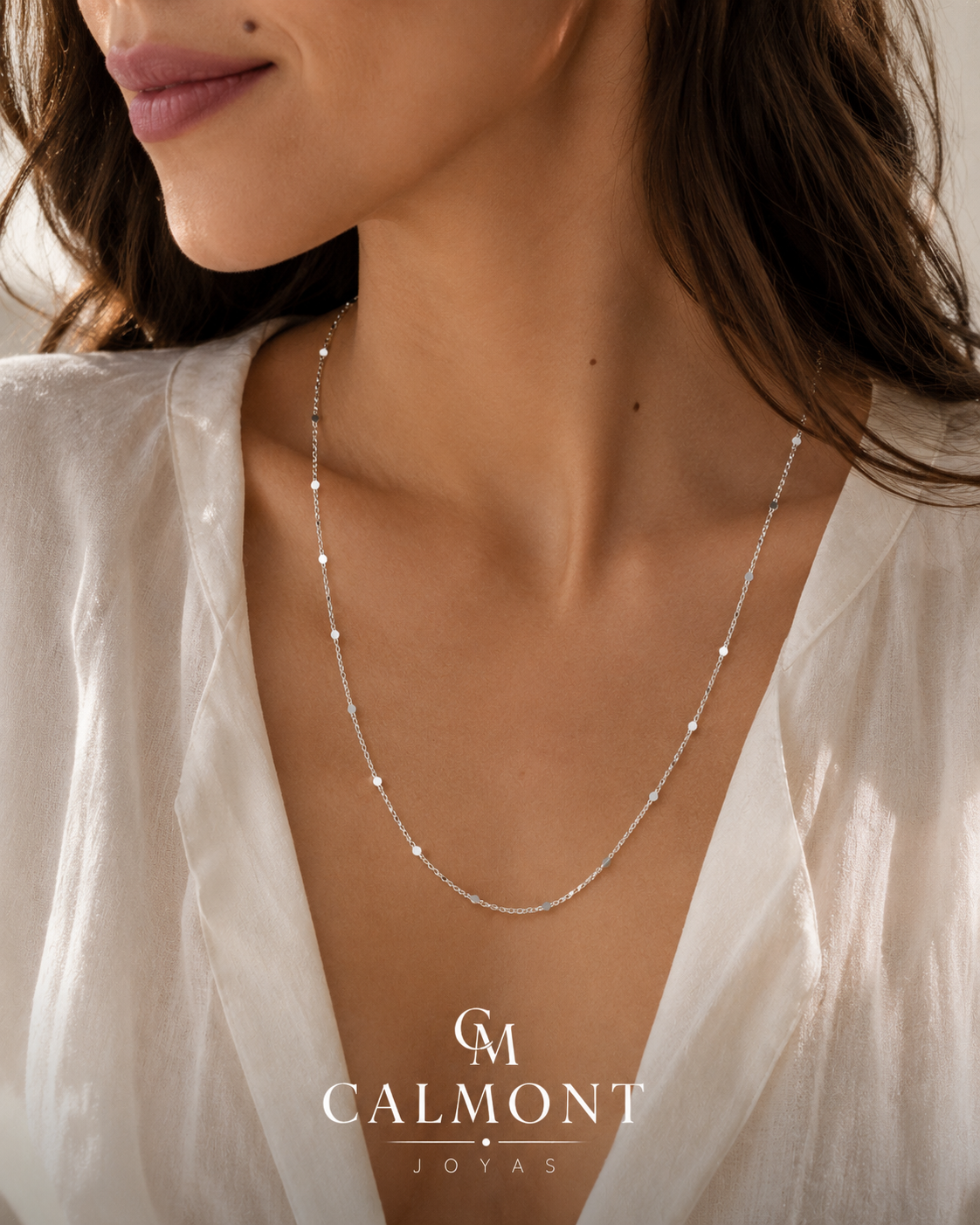 Collar Celeste Puntos