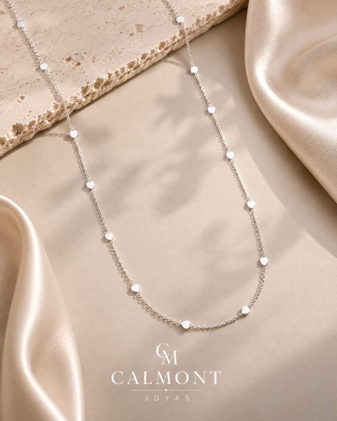 Collar Celeste Puntos