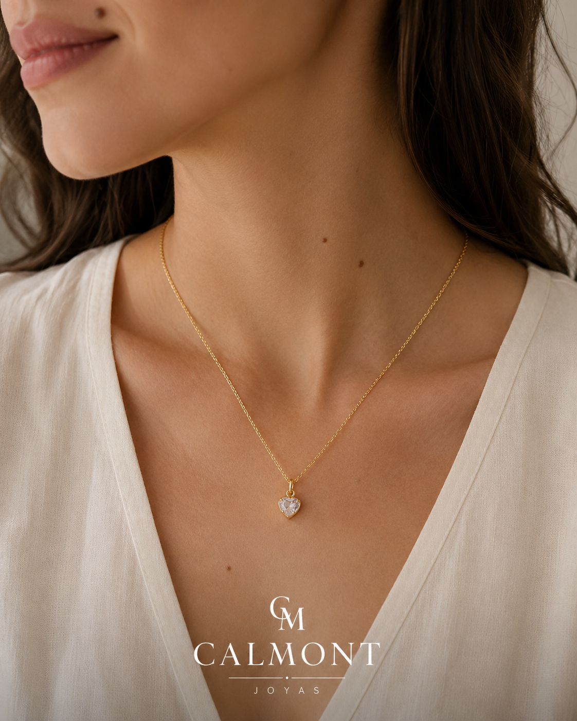 Collar Corazón- Punto de Luz